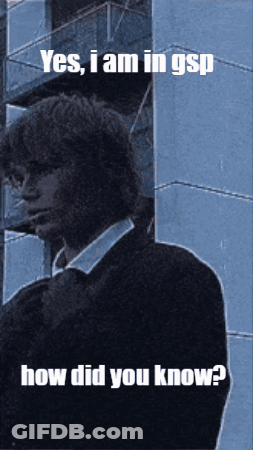 Man In Suit And Tie Says Yes I Am In GSP GIF