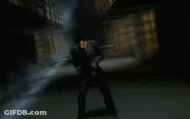 Man In Suit And Tie Screaming Red Eyes GIF