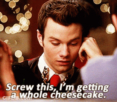 Man In Suit And Tie Screw This Cheesecake GIF