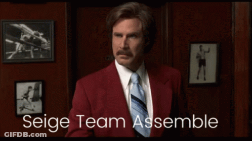 Man In Suit And Tie: Seige Team Assemble GIF