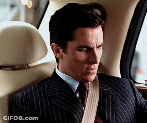 Man In Suit And Tie Sitting In Car GIF