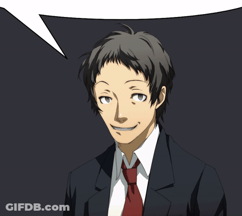 Man In Suit And Tie Speech Bubble GIF