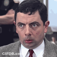 Man In Suit And Tie Surprised GIF