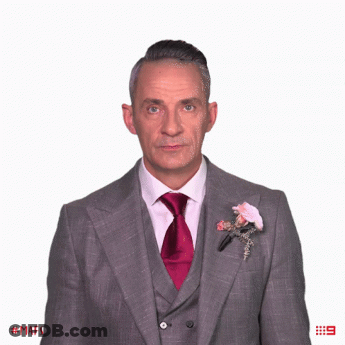 Man In Suit And Tie Surprised GIF