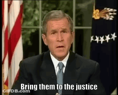 Man In Suit And Tie Talking About Justice GIF