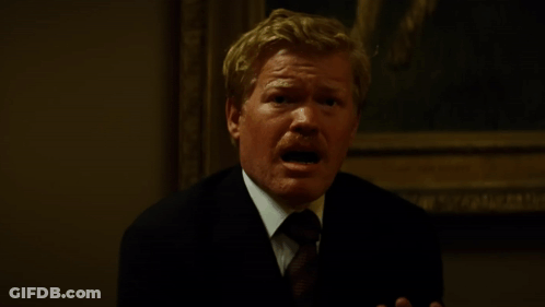 Man In Suit And Tie Talking GIF