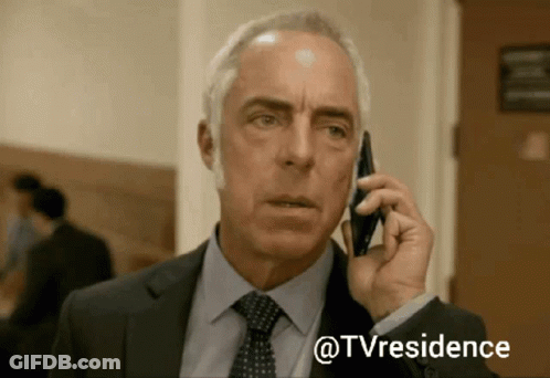 Man In Suit And Tie Talking On Cell Phone @Tvresidence GIF