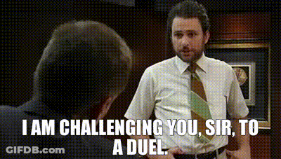 Man In Suit And Tie Talking To Another GIF