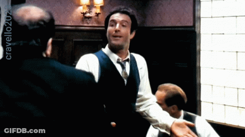 Man In Suit And Tie Talking To Another Man 202 GIF