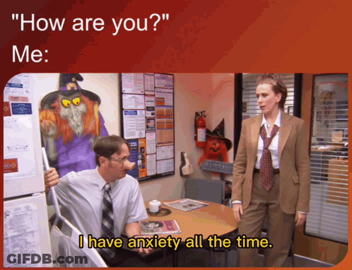 Man In Suit And Tie Talking To Woman GIF