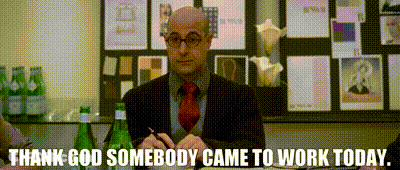 Man In Suit And Tie Thanking GIF