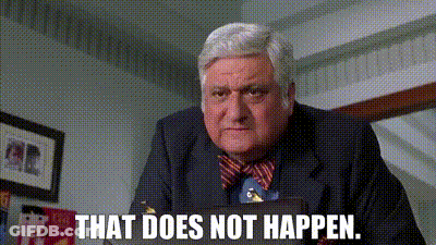 Man In Suit And Tie That Does Not Happen GIF