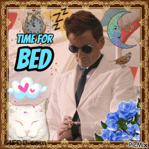 Man In Suit And Tie Time For Bed GIF