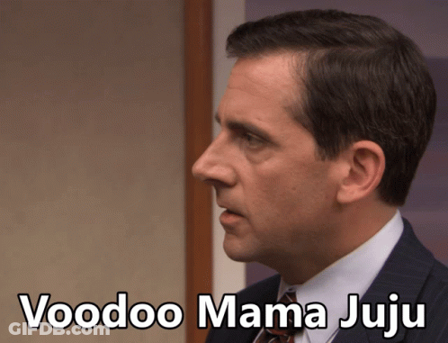 Man In Suit And Tie Voodoo Mama Juju GIF