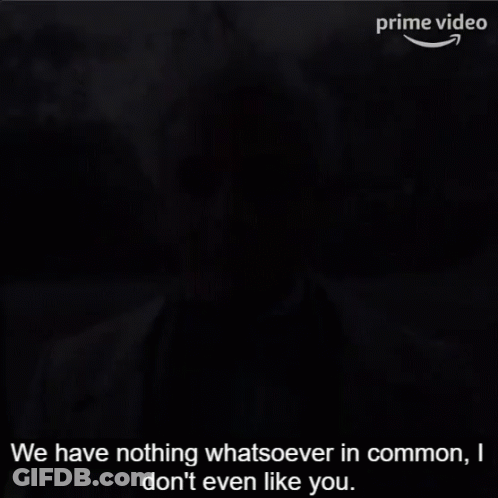Man In Suit And Tie We Have Nothing Whatsoever In Common I Don't Even Like You GIF