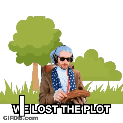 Man In Suit And Tie We Lost The Plot GIF