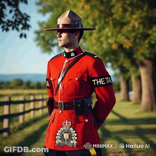 Man In Suit And Tie Wearing Theta Hat GIF