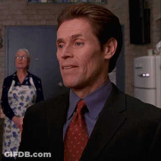 Man In Suit And Tie White Refrigerator GIF