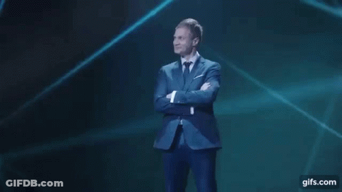 Man In Suit And Tie With Arms Crossed GIF
