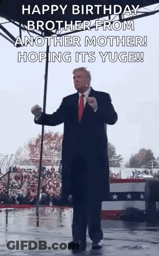Man In Suit And Tie With Cat Mask Yuge GIF