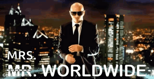 Man In Suit And Tie With City Skyline GIF