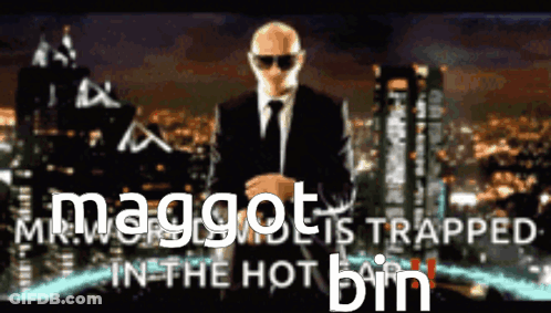 Man In Suit And Tie With City Skyline GIF