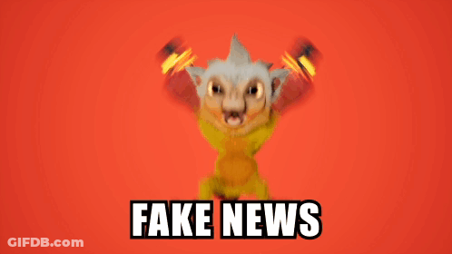Man In Suit And Tie With Fake News GIF