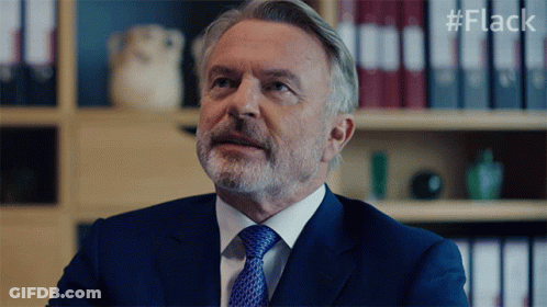 Man In Suit And Tie With #Flack GIF