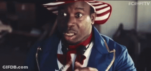 Man In Suit And Tie With Flag GIF