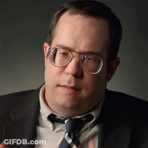 Man In Suit And Tie With Glasses GIF