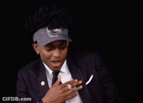 Man In Suit And Tie With Gray Hat GIF