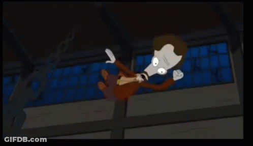 Man In Suit And Tie With Hand On Head GIF