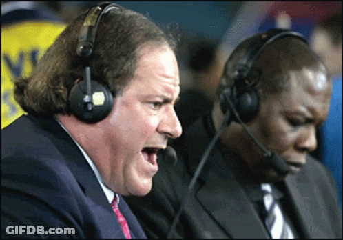 Man In Suit And Tie With Headphones And Microphone GIF
