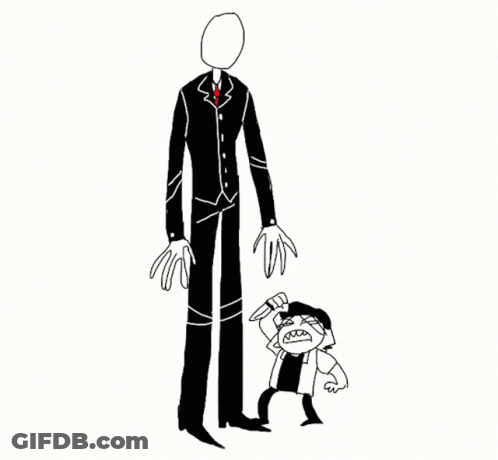 Man In Suit And Tie With Long Face Sitting In Dark Room GIF