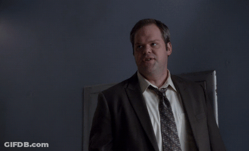 Man In Suit And Tie With Mouth Open GIF