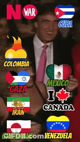 Man In Suit And Tie With No War Flags GIF