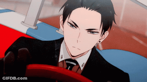 Man In Suit And Tie With Number 8 GIF