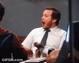 Man In Suit And Tie With Open Mouth GIF