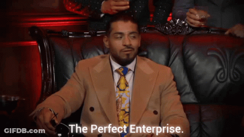 Man In Suit And Tie With Perfect Enterprise GIF
