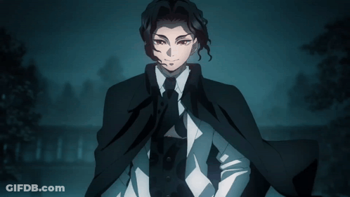 Man In Suit And Tie With Red Eyes GIF