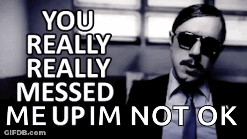 Man In Suit And Tie With Sunglasses And Mustache GIF