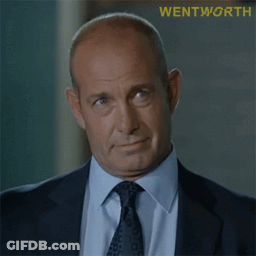 Man In Suit And Tie With Wentworth GIF