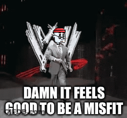 Man In Suit And Tie WWE Damn It Feels Good GIF