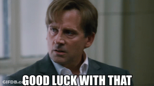 Man In Suit And White Shirt Good Luck With That GIF