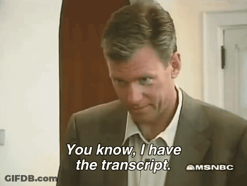 Man In Suit And White Shirt Saying You Know I Have Transcript GIF