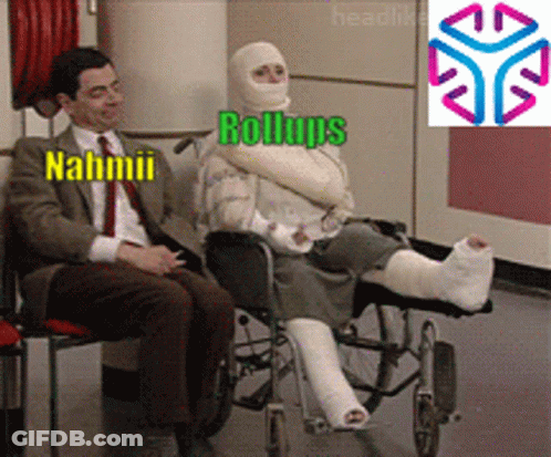 Man In Suit And Woman In Wheelchair With Cast GIF