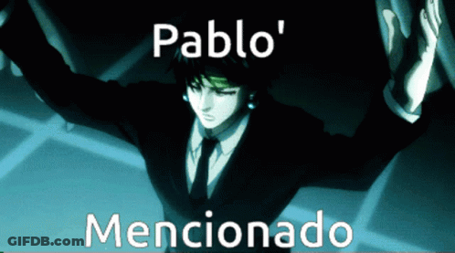 Man In Suit Arms Outstretched Pablo Mencionado GIF