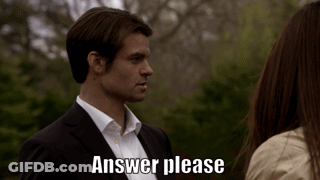 Man In Suit Asking Answer Please GIF