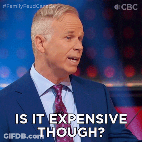 Man In Suit Asking If Expensive Though GIF