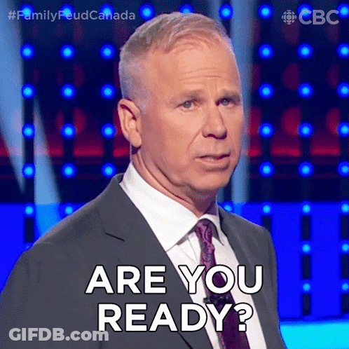 Man In Suit Asking If He Is Ready GIF